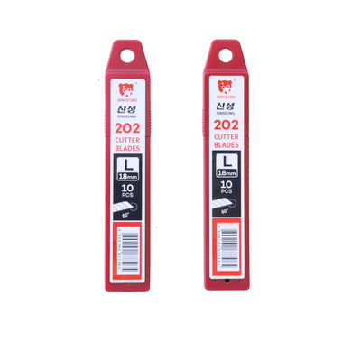 ซื้อ หนาแรง Snap Off Blade Sinseung L202 18 มิลลิเมตร 20 มิลลิเมตรเงิน 0.4 มิลลิเมตรความหนา การผลิตออนไลน์