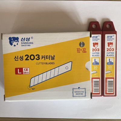 ซื้อ 18 มิลลิเมตร Snap Off Blade Knife Sinseung L203 0.5 มิลลิเมตร มุม 60 องศา การผลิตออนไลน์