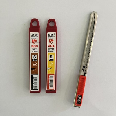ซื้อ Sinseung S506 9mm Snap off Knife สําหรับ PPF กับ Sk2 Blade และกระเป๋ามีดเหล็ก การผลิตออนไลน์