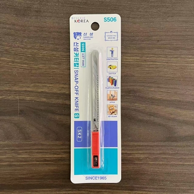 ซื้อ มีดอเนกประสงค์ขนาด 9 มม. พร้อมด้ามจับเหล็ก ใบมีดแบบพับเก็บได้ และวัสดุเหล็ก SK2 ที่ทนทาน การผลิตออนไลน์