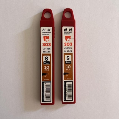 ซื้อ ใบมีดคัตเตอร์ 9 มม. เหล็กกล้าคาร์บอนสูง ใบมีดเติมสำหรับงานตัด PPF การผลิตออนไลน์