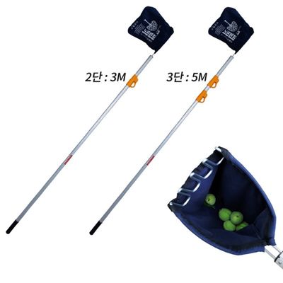 11.8ft ผลไม้จับต้นไม้ ผลไม้ Picker สตาร์ทกับกระเป๋าปรับผลไม้ Picker อุปกรณ์