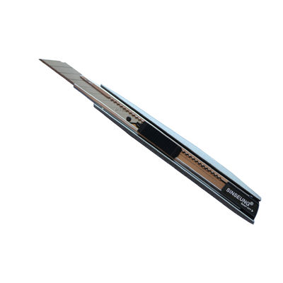 9 มิลลิเมตร Snap Off Cutter Knife Wallcovering เครื่องมือตัด สีดํา