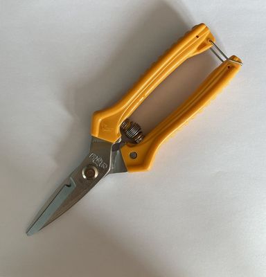 มือสีส้ม เออร์กอนอมิค ใบมีดสองเล็บ Scissors บ้าน การใช้งานมืออาชีพ