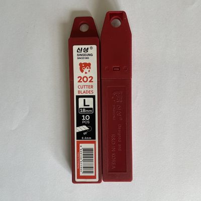 มีด 18 มิลลิเมตร ใบมีดตัดมีดตัดมีดความหนา 0.4 มิลลิเมตร