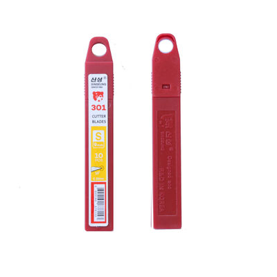มีดคัตเตอร์ SK2 เหล็กกล้าคาร์บอนสูง ใบมีดหักได้ 9 มม. สำหรับการตัดที่แม่นยำ