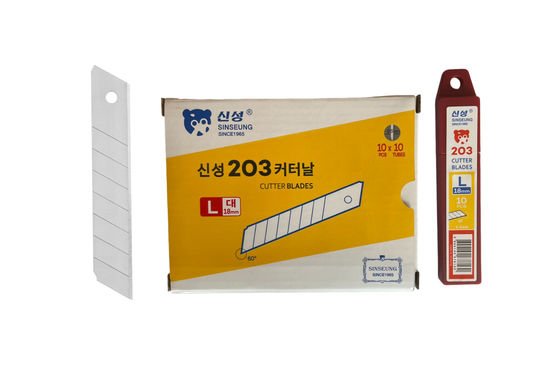 ใบมีด 18 มม. 60 องศา ยาว 109 มม. 8 แฉก เหล็ก SK2