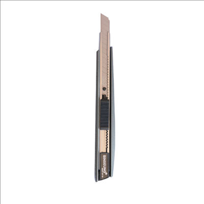 9 มิลลิเมตรโลหะ Blade ผนังแห้ง มีดประโยชน์ Snap Off Box Cutter กล่องดํา
