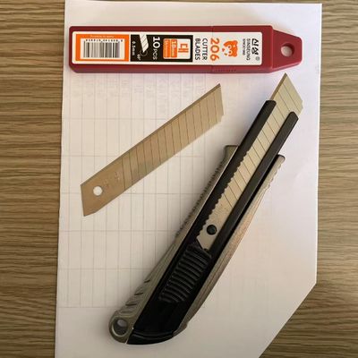 ความเหมาะสมกับส่วนใหญ่ของมีด 18 มิลลิเมตร ความยาวนาน 18 มิลลิเมตร Blade Edgers Top- วัสดุ